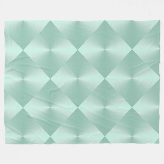 Mint Green Fleece Blanket (Voorkant (Horizontaal))