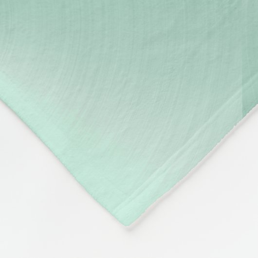 Mint Green Fleece Blanket Deken (Hoek)