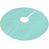 Mint Green Floral Kerstboom Rok (Gekanteld)