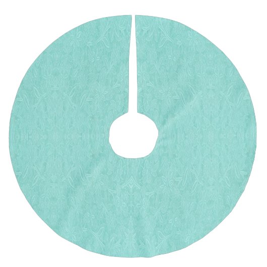 Mint Green Floral Kerstboom Rok (Voorkant)