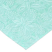 Mint Green Floral Korte Tafelloper (Hoek)