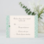 Mint Green Florentine RSVP (Staand voorkant)