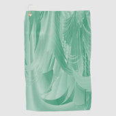 Mint Green Foliage Golfhanddoek (Voorkant)