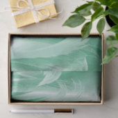 Mint Green Foliage Tissuepapier (Geschenk)
