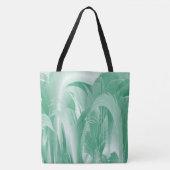 Mint Green Foliage Tote Bag (Voorkant)