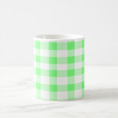 Mint Green Gingham Koffiemok (Center)