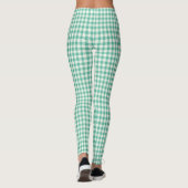 Mint Green Gingham Leggings (Achterkant)