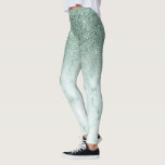 Mint Green Glam Glitter Sparkle Ombre Marble Leggings<br><div class="desc">Dit ontwerp kan worden gepersonaliseerd door de Edit optie van het Ontwerp te kiezen. Je kunt ook overdragen naar andere objecten. Neem contact met me op via colorflowcreations@gmail.com of gebruik de chatoptie bovenaan de pagina als u dit ontwerp op een ander product wilt plaatsen of hulp nodig hebt bij dit...</div>