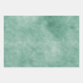 Mint Green Glam Gold Sparkle Glitter Inpakpapier Vel (Voorkant 2)