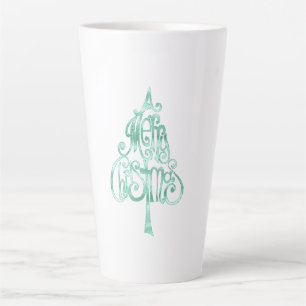 Mint Green Glam Kerstmis Latte Mok
