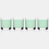 Mint Green Glass Set Whisky Glas (Achterkant)