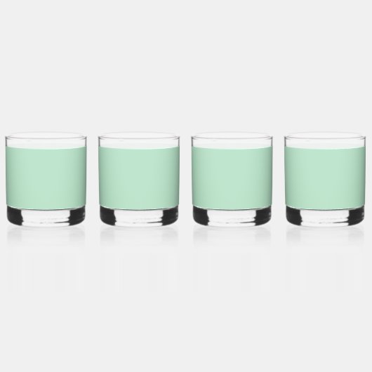 Mint Green  Glass Set Whisky Glas (Achterkant)
