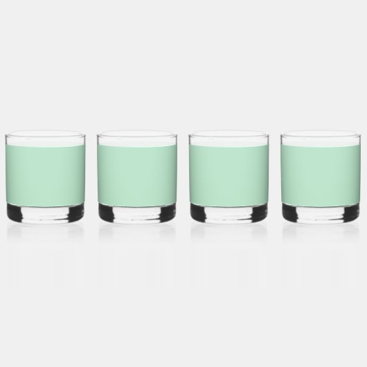 Mint Green Glass Set Whisky Glas (Voorkant)