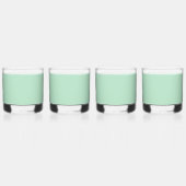 Mint Green Glass Set Whisky Glas (Links)
