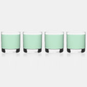 Mint Green Glass Set Whisky Glas (Rechts)