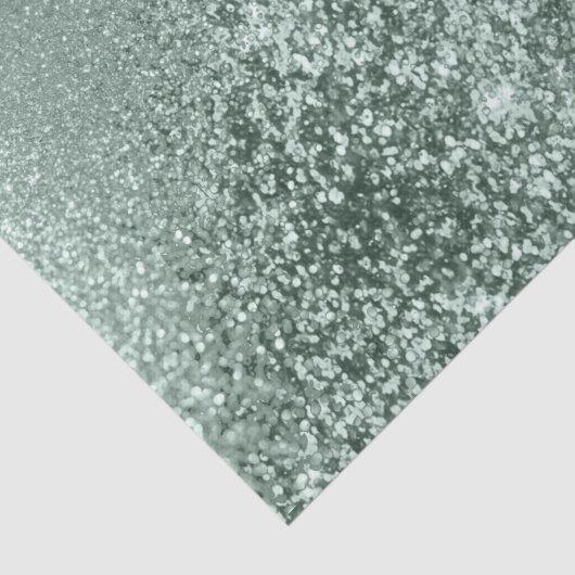 Mint Green Glitter Background Tissuepapier (Detail)