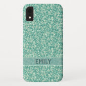 Mint Green Glitter Case-Mate iPhone Case (Achterkant)