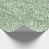 Mint Green Glitter Luipaard Print Cadeaupapier (Hoek)