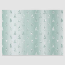 Mint Green Glitter Sparkle Kerstbomen