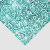 Mint Green Glitter Tissuepapier (Detail)