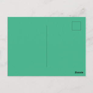 Mint Green Glossy Briefkaart voor speciale boodsch