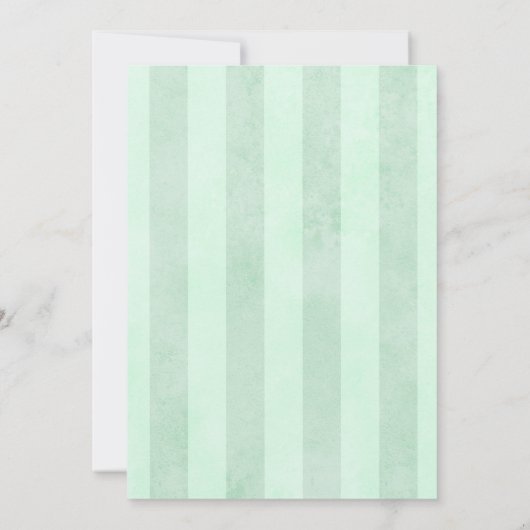 Mint Green Gold Eiffel Tower 50th Birthday Kaart (Achterkant)