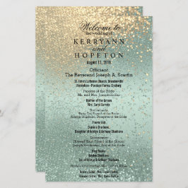Mint Green & Gold Glitter - Programma
