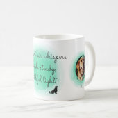 Mint Green Golden Retriever Personalized Photos Koffiemok (Voorkant rechts)