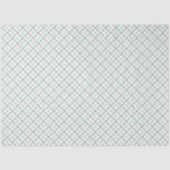 Mint Green & Grey Gingham Tissue Paper Tissuepapier (Voorkant)