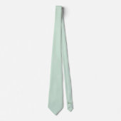 Mint Green Groom en Groomsmen Initialen Wedding Stropdas (Voorkant)