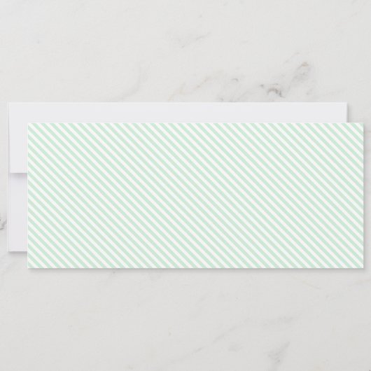 Mint Green Happy Vaderdag Cadeaubon Kaart (Achterkant)