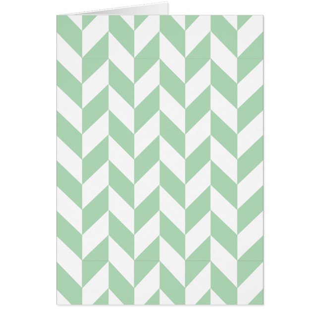 Mint Green Herringbone Pattern (Voorkant)