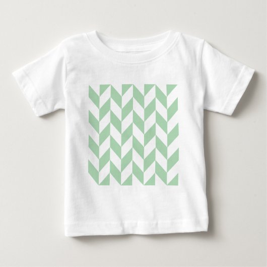 Mint Green Herringbone Pattern (Voorkant)