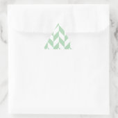 Mint Green Herringbone Pattern Sticker (Tas)