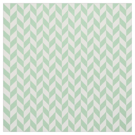 Mint Green Herringbone Pattern Stof (Swatch)