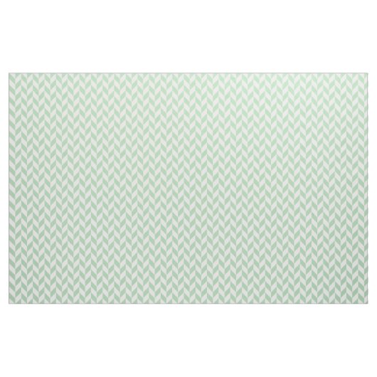 Mint Green Herringbone Pattern Stof (Fat Quarter)