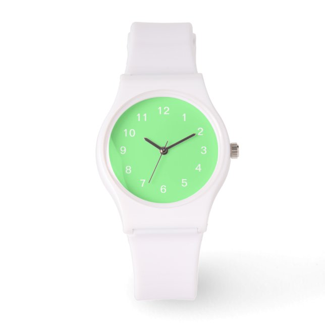 Mint Green Horloge (Voorkant)