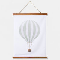 Mint Green Hot Air ballon Nursery Decor