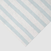 Mint Green & Ivory Cream Waterverf Stripes Modern Tissuepapier (Detail)