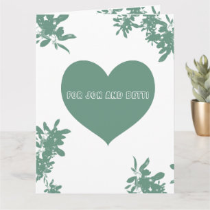 Mint Green Ivy-kaart Kaart