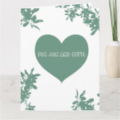Mint Green Ivy-kaart Kaart (Voorkant)