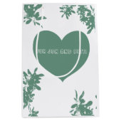 Mint Green Ivy Medium Cadeauzakje (Voorkant)