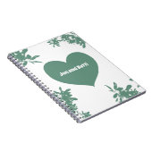 Mint Green Ivy Notitieboek (Rechterzijde)