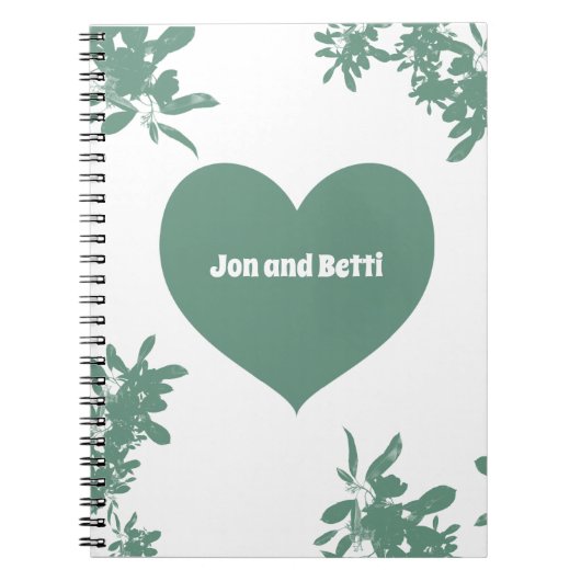 Mint Green Ivy Notitieboek (Voorkant)
