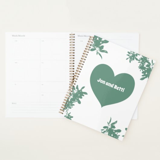 Mint Green Ivy Planner (Display)