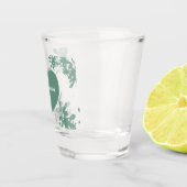 Mint Green Ivy Shot Glas (Rechts)