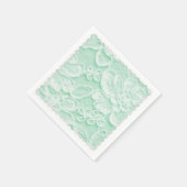 Mint Green Lace Servet (Hoek)