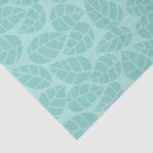 Mint Green Leaves  Pattered Tissuepapier (Detail)