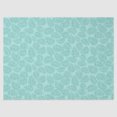 Mint Green Leaves  Pattered Tissuepapier (Voorkant)