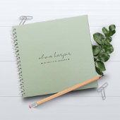 Mint Green Letters voor Mijn Daughter Memory Keepo Notitieboek